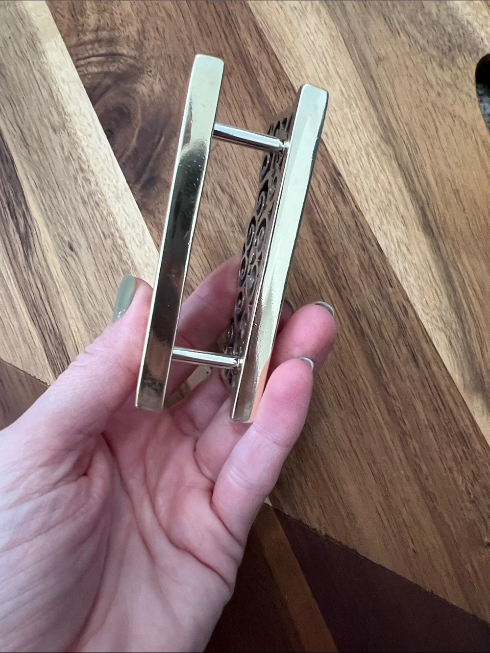 Silver Filigree business card holder from Brighton